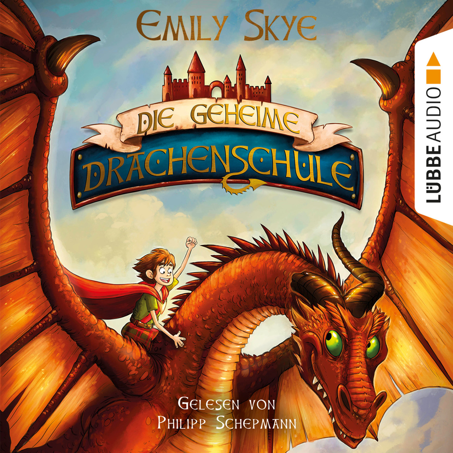 Обложка книги «Die geheime Drachenschule (Gekürzt)»