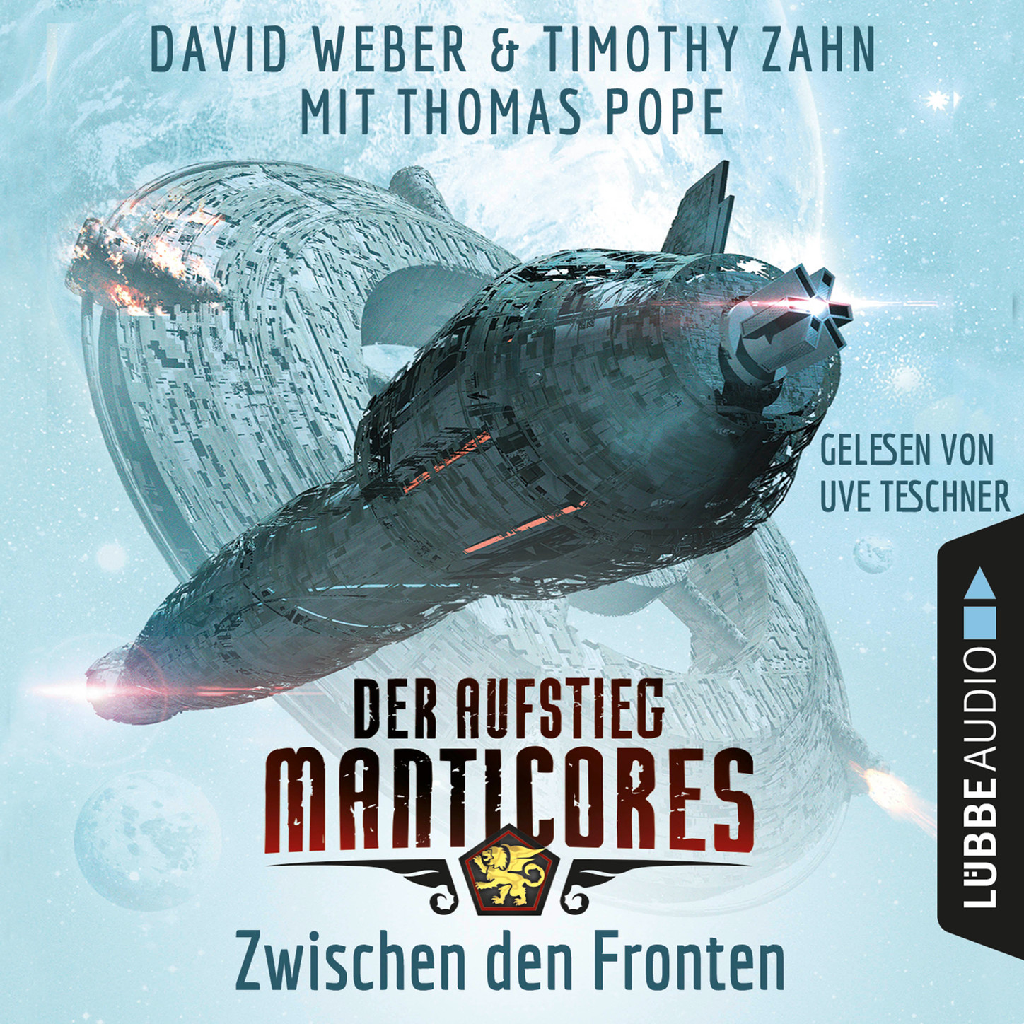 Обложка книги «Zwischen den Fronten - Der Aufstieg Manticores - Manticore-Reihe 3 (Ungekürzt)»