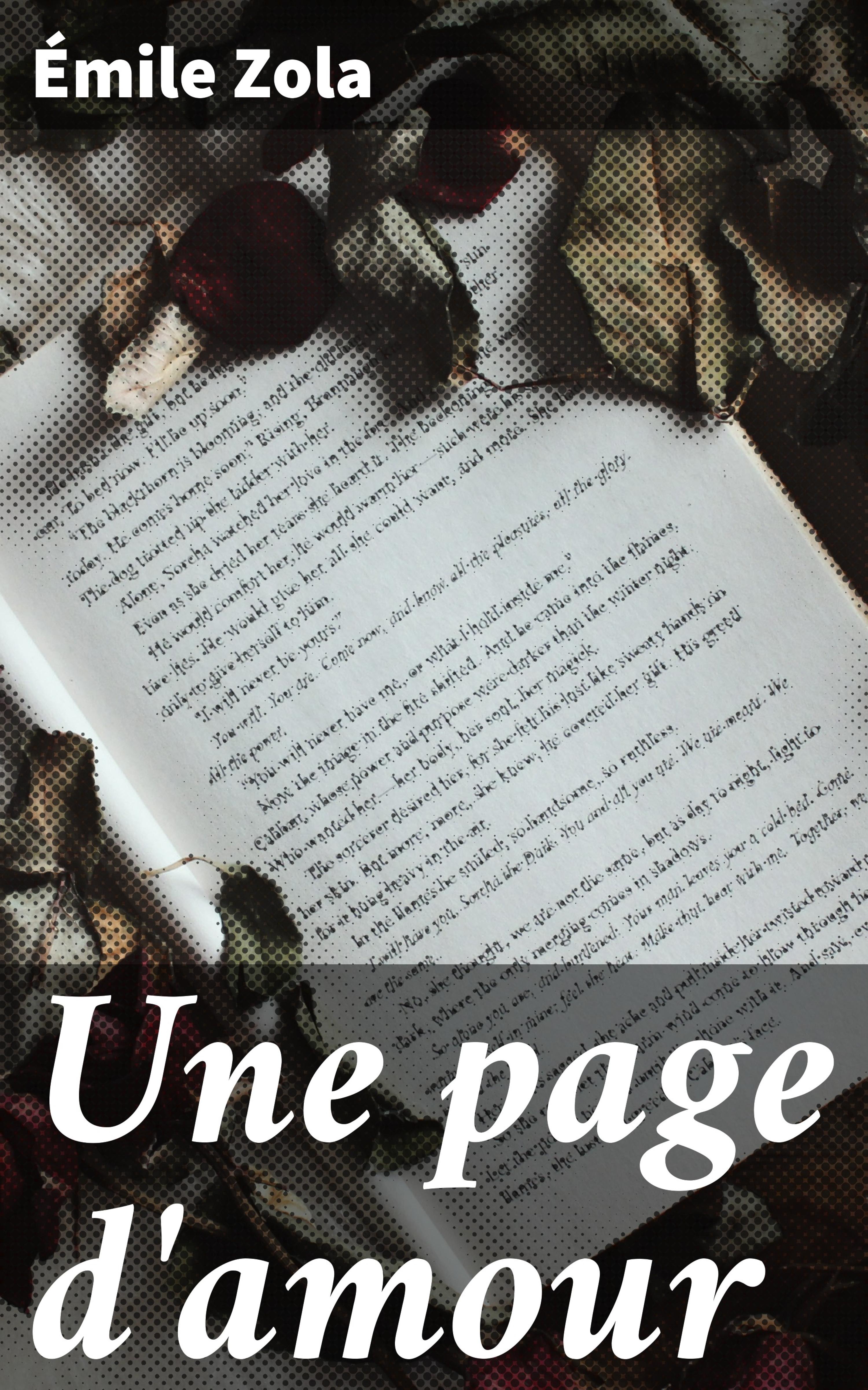 Обложка книги «Une page d'amour»