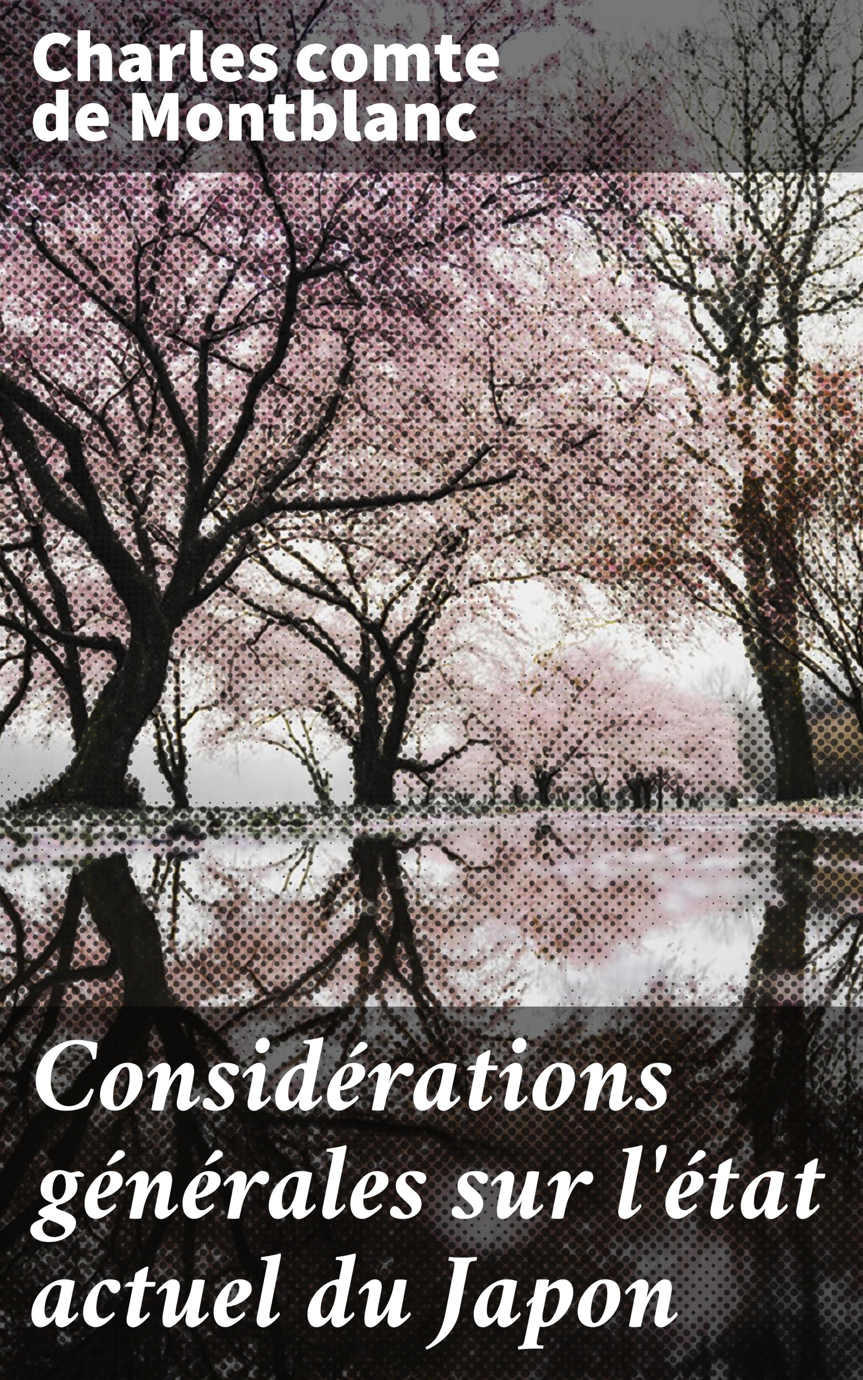 Обложка книги «Considérations générales sur l'état actuel du Japon»