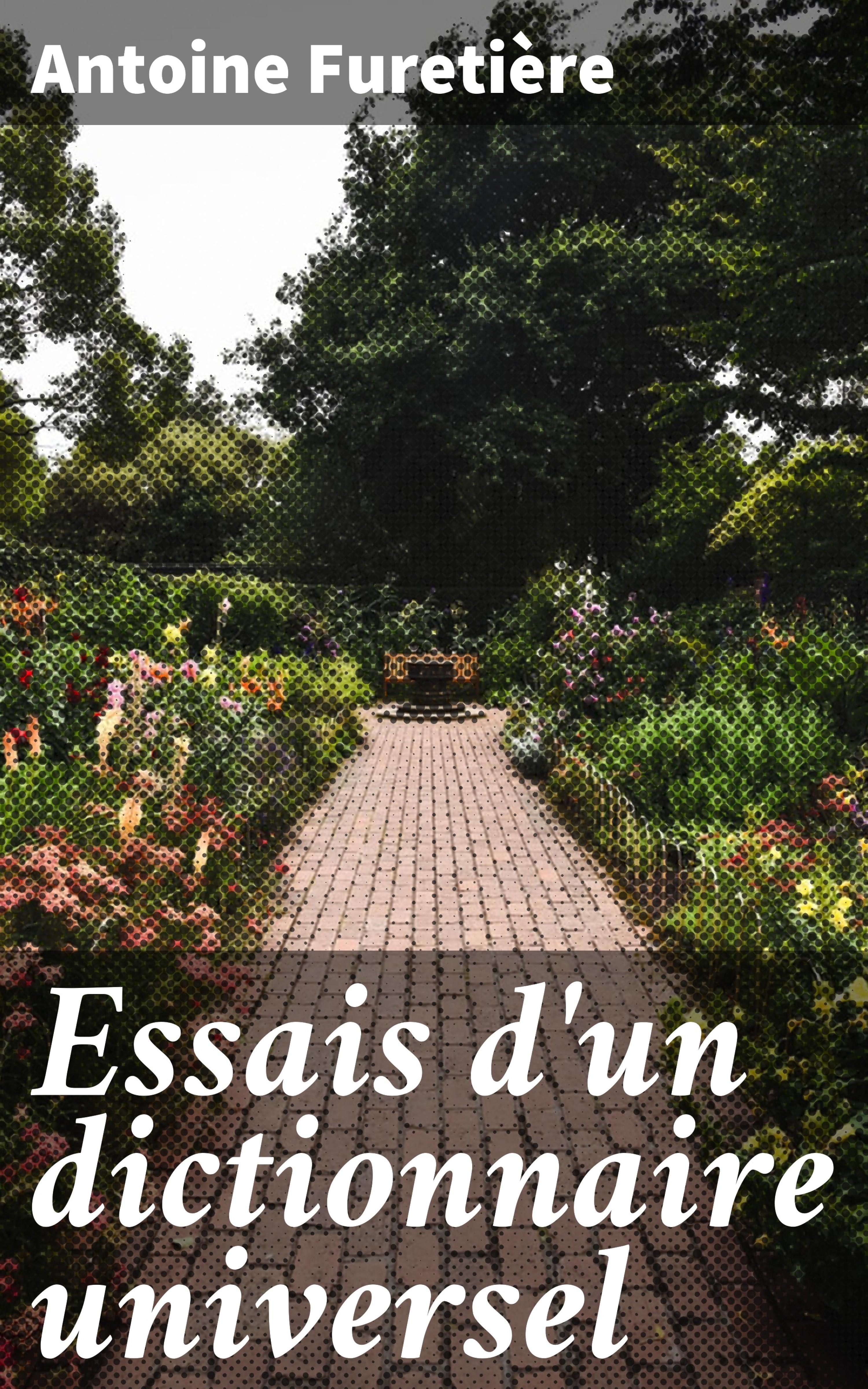 Обложка книги «Essais d'un dictionnaire universel»