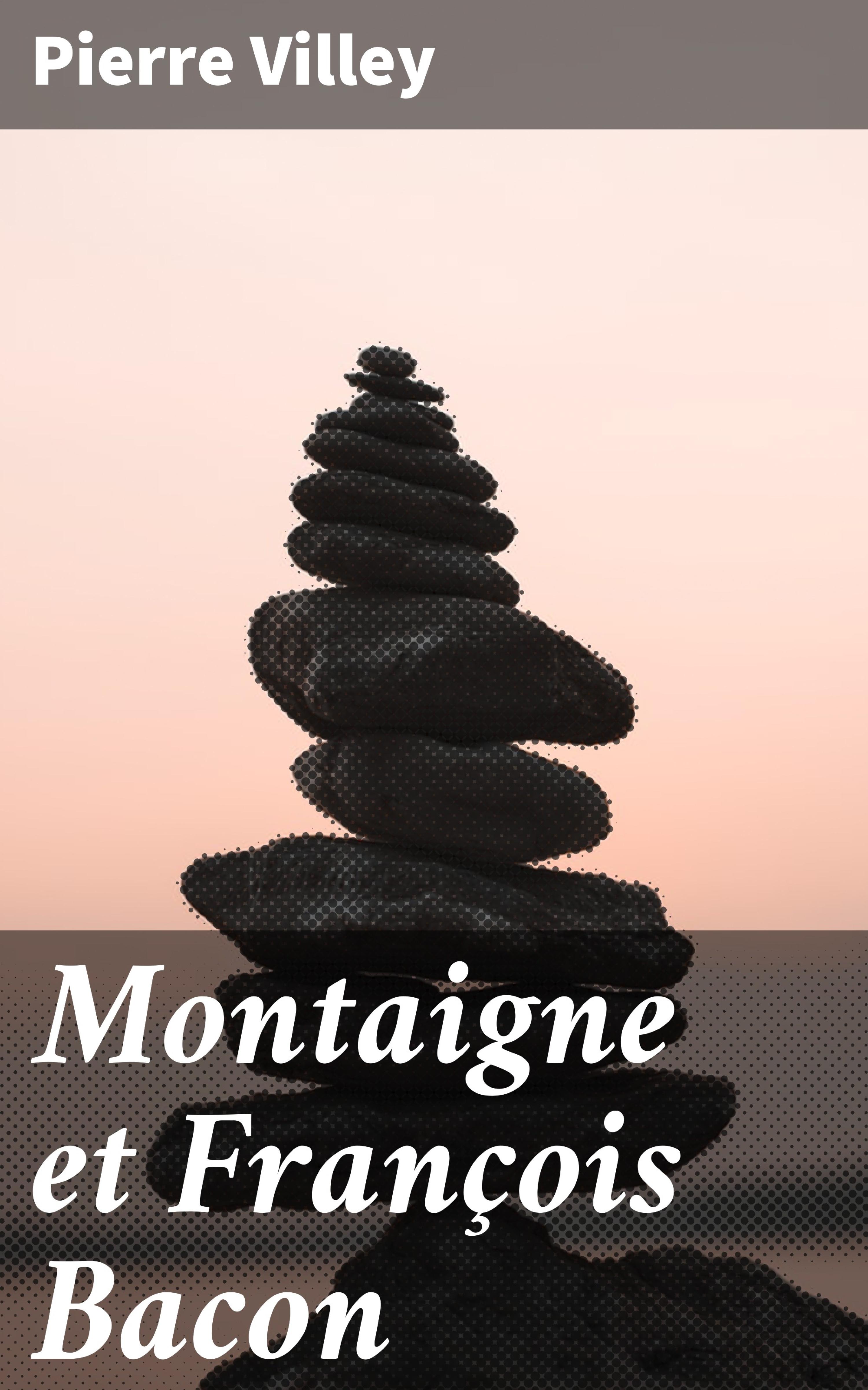 Обложка книги «Montaigne et François Bacon»