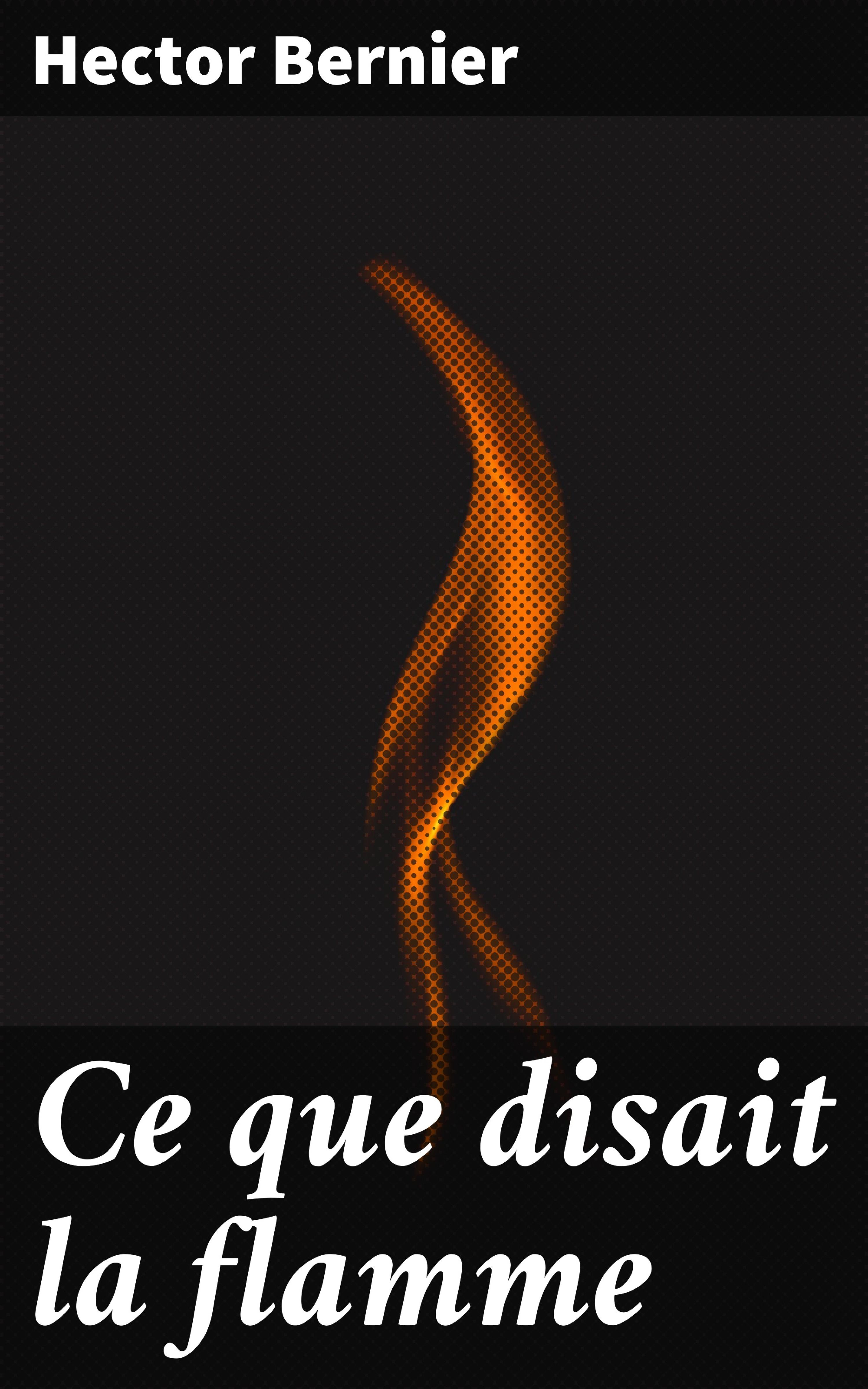 Обложка книги «Ce que disait la flamme»
