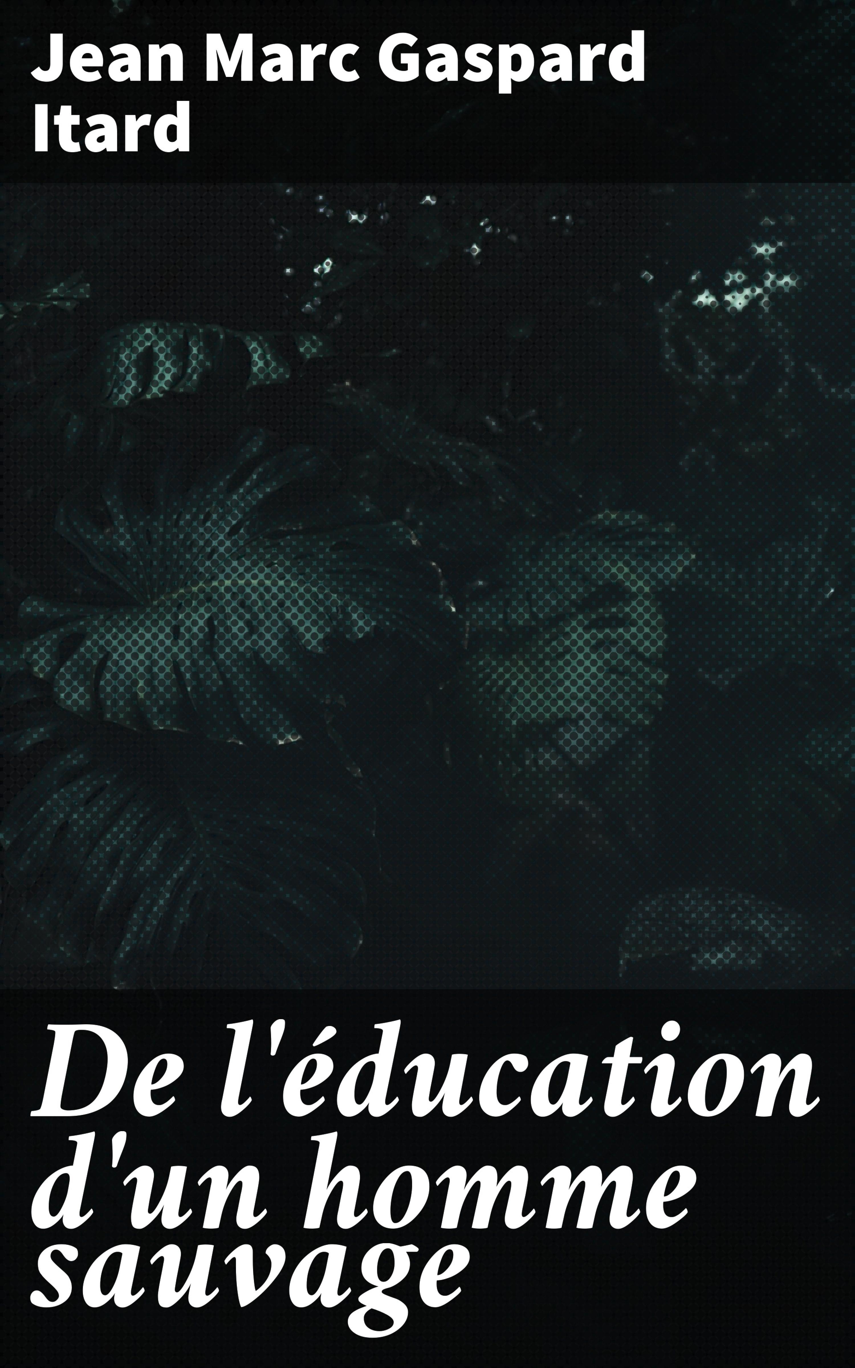 Обложка книги «De l'éducation d'un homme sauvage»