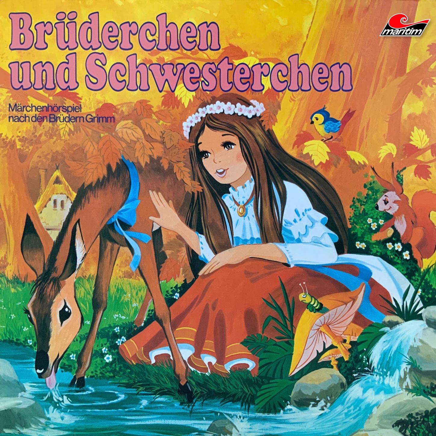 Обложка книги «Gebrüder Grimm, Brüderchen und Schwesterchen»