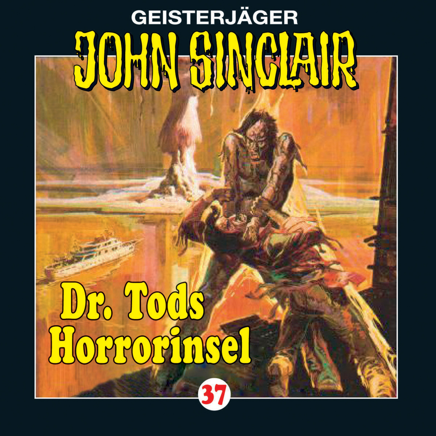 Обложка книги «John Sinclair, Folge 37: Dr. Tods Horror-Insel»