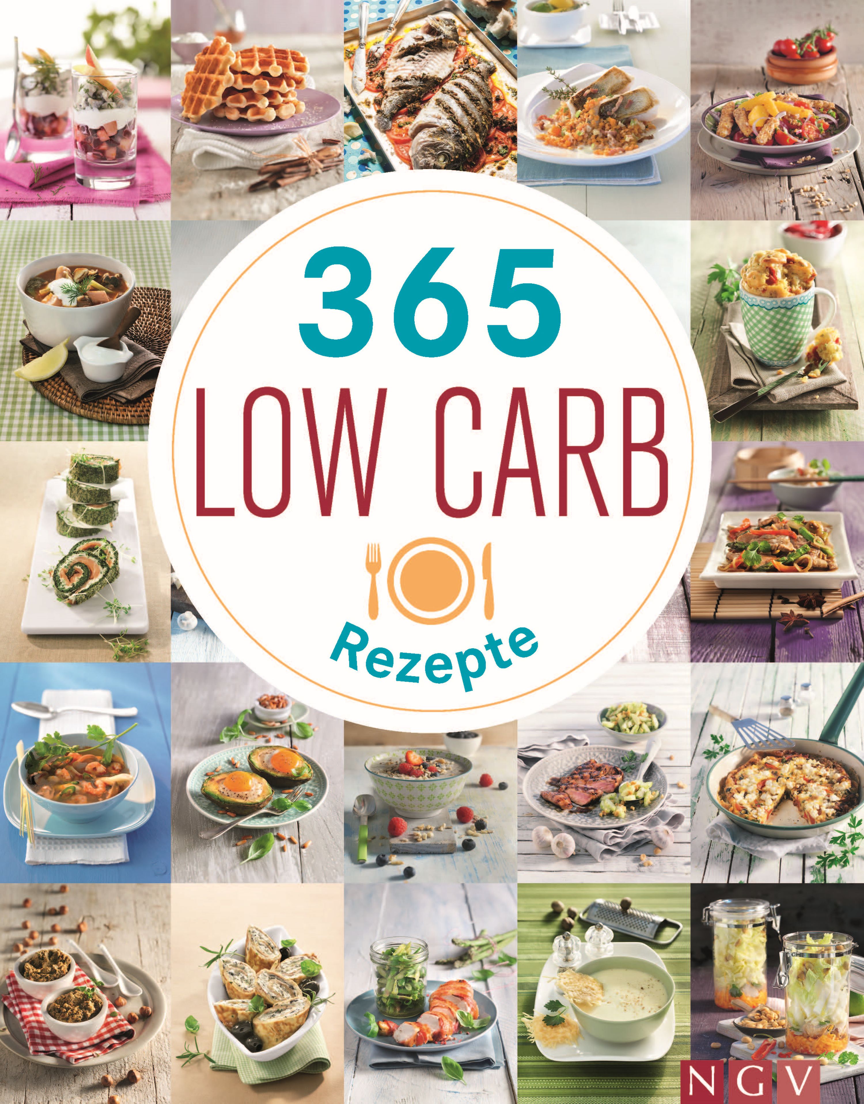 Обложка книги «365 Low-Carb-Rezepte»