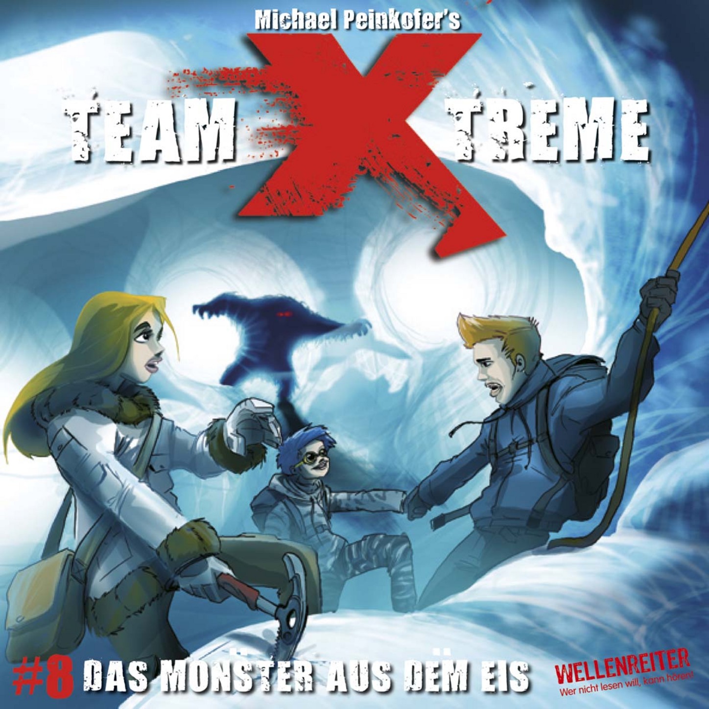 Обложка книги «Team X-Treme, Folge 8: Das Monster aus dem Eis»