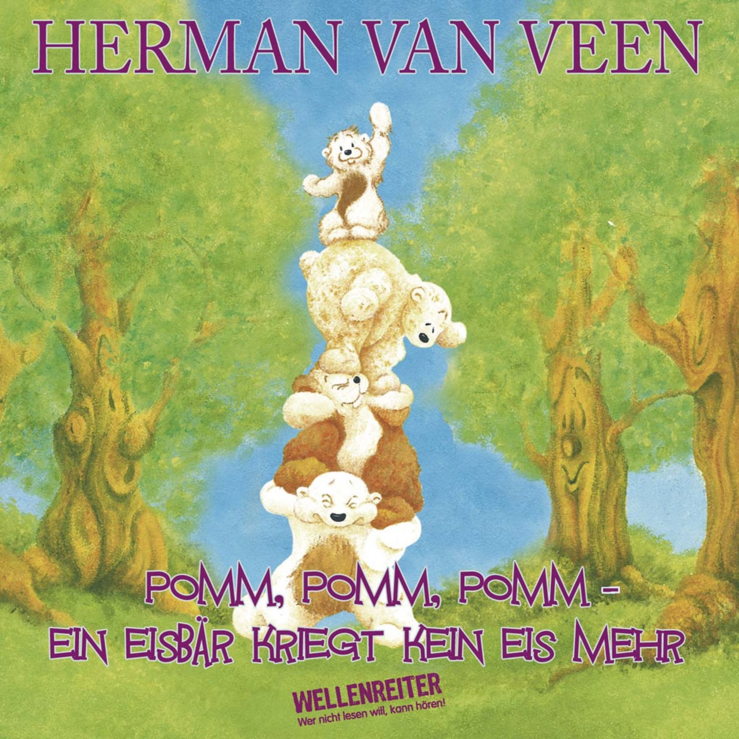 Обложка книги «Pomm, pomm, pomm, ein Eisbär kriegt kein Eis mehr»