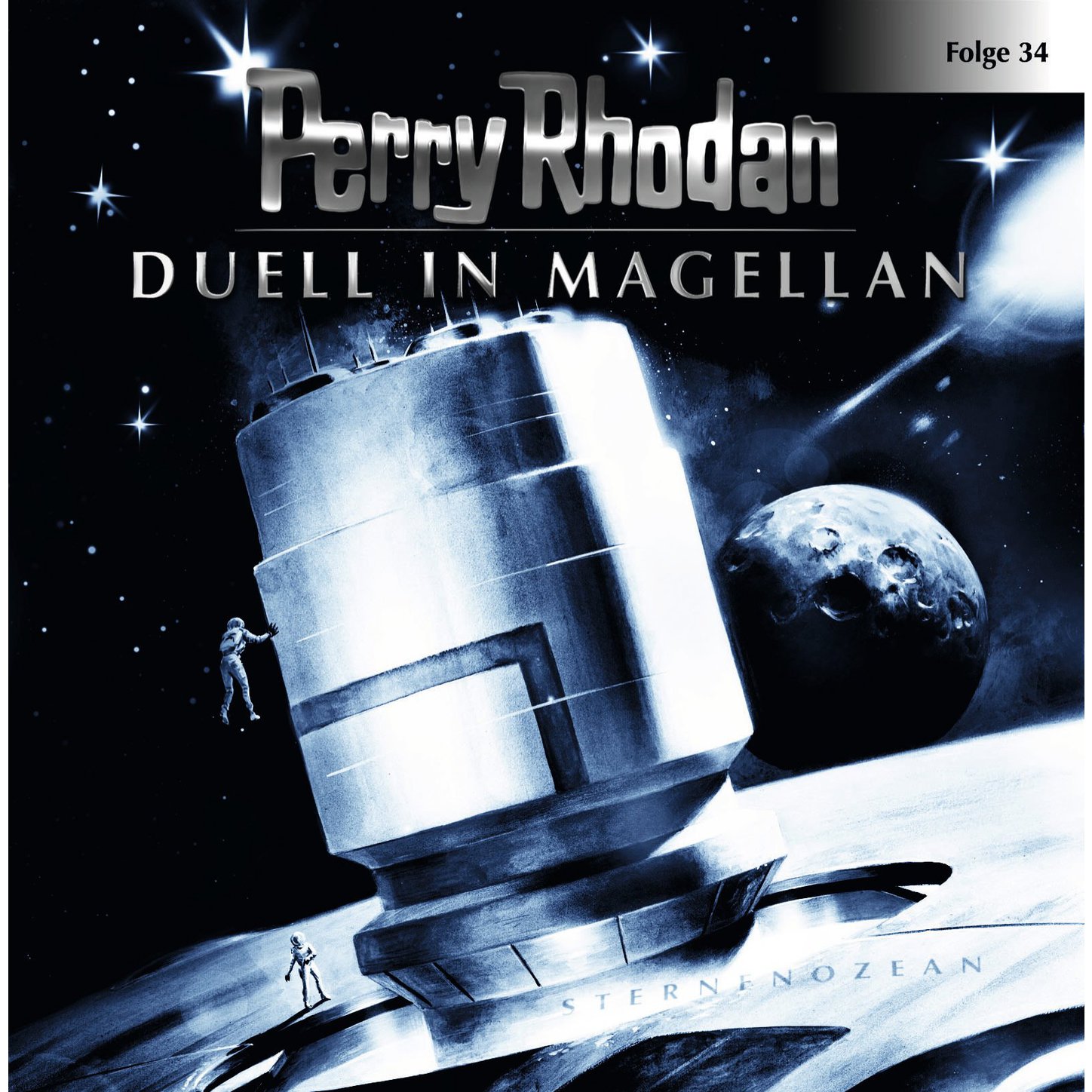 Обложка книги «Perry Rhodan, Folge 34: Duell in Magellan»