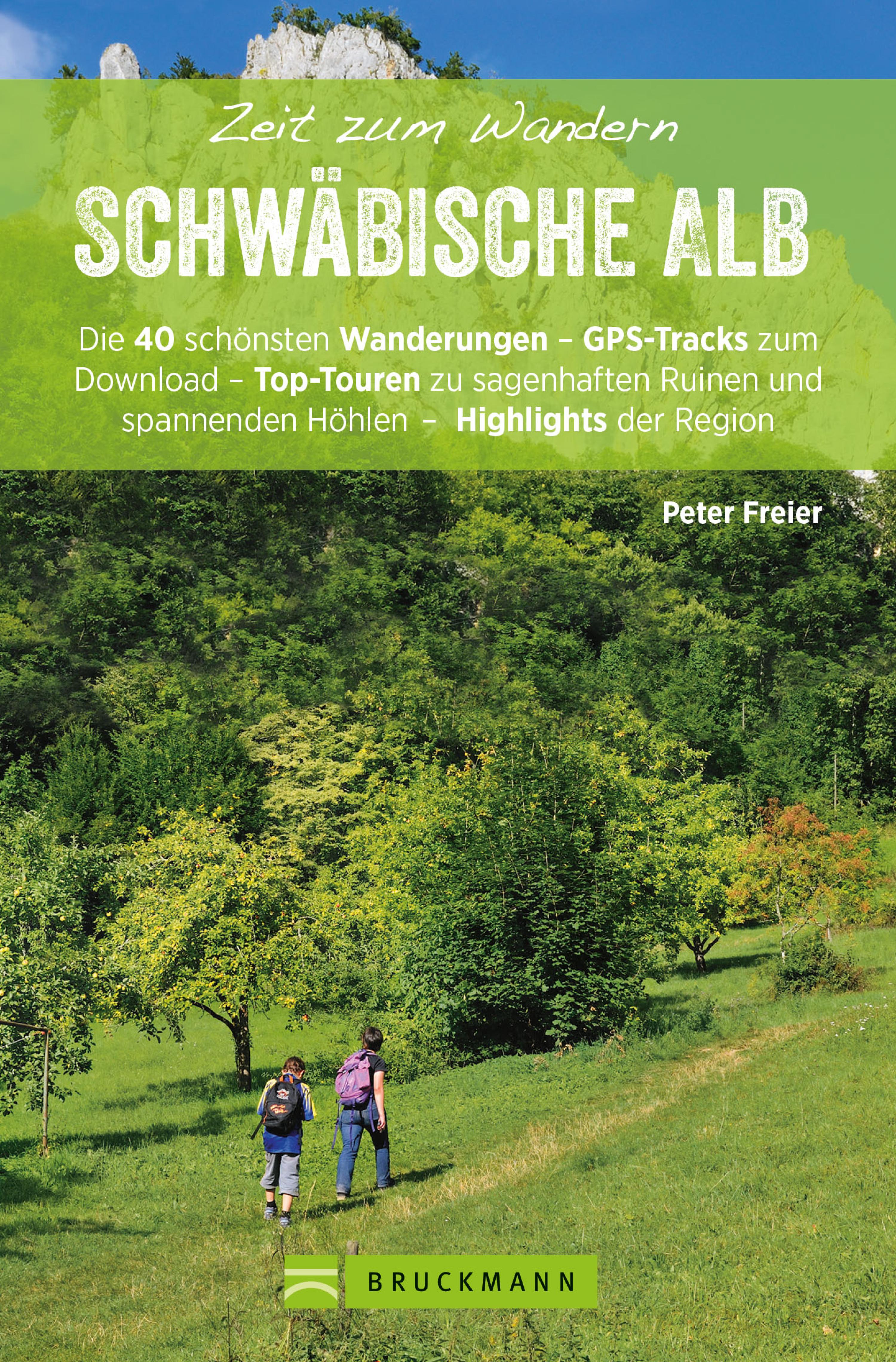 Обложка книги «Bruckmann Wanderführer: Zeit zum Wandern Schwäbische Alb.»