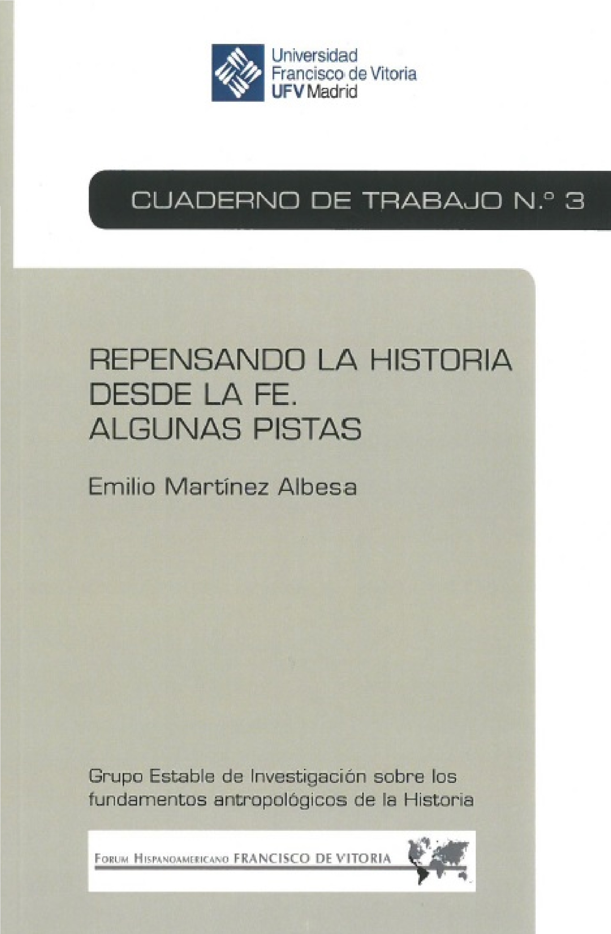 Обложка книги «Repensando la historia desde la fe»