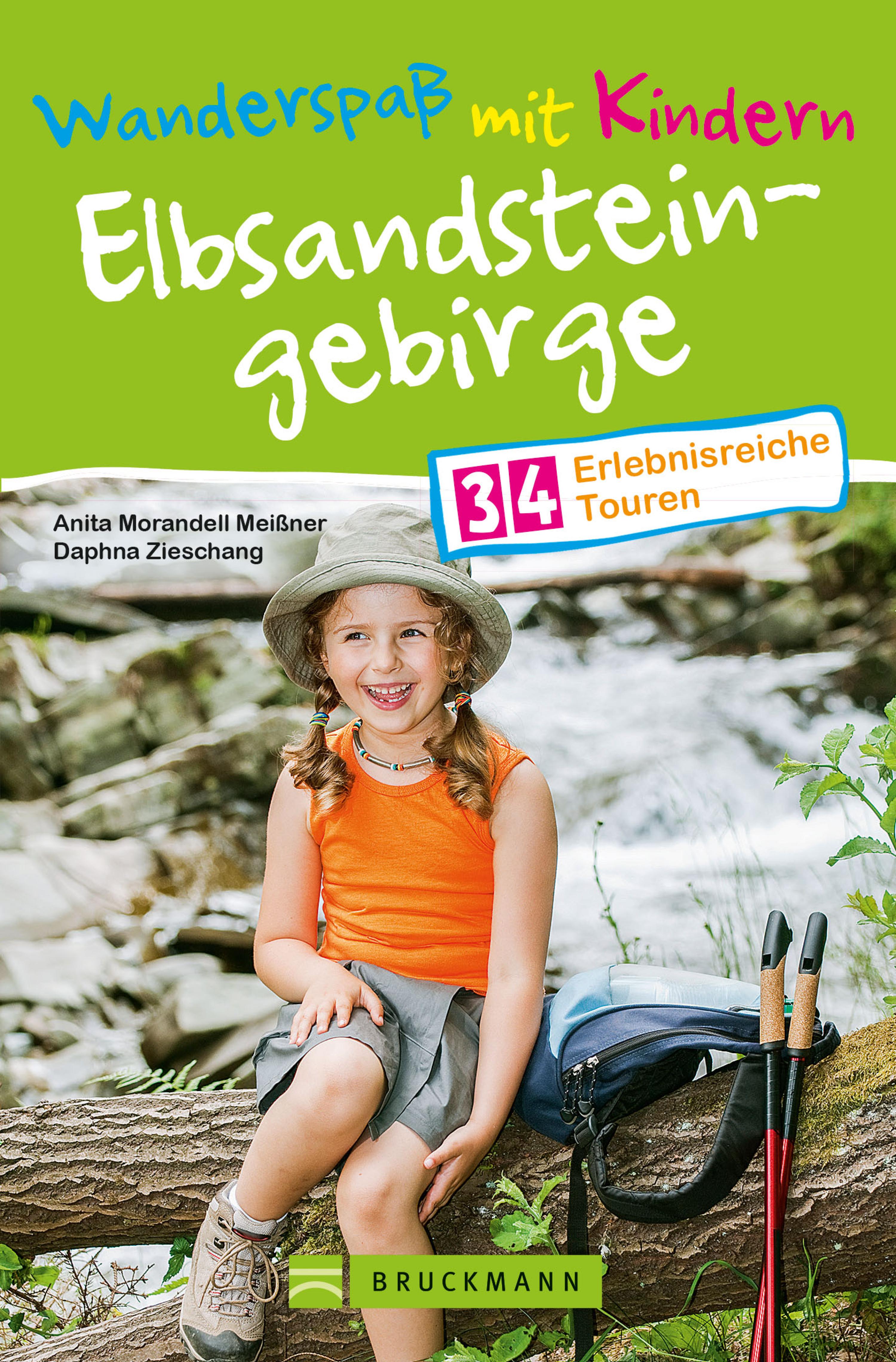 Обложка книги «Bruckmann Wanderführer: Wanderspaß mit Kindern Elbsandsteingebirge.»