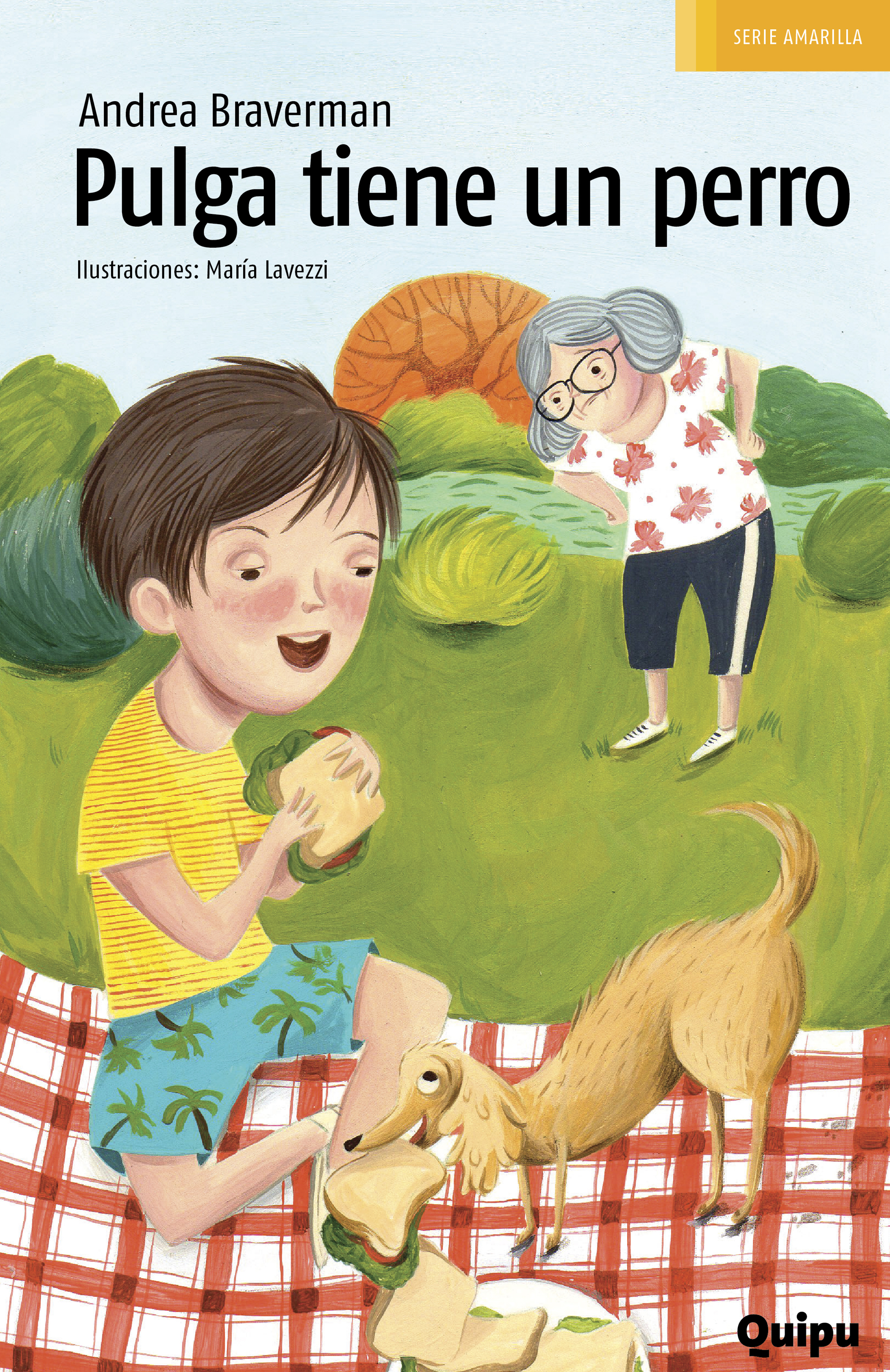 Обложка книги «Pulga tiene un perro»