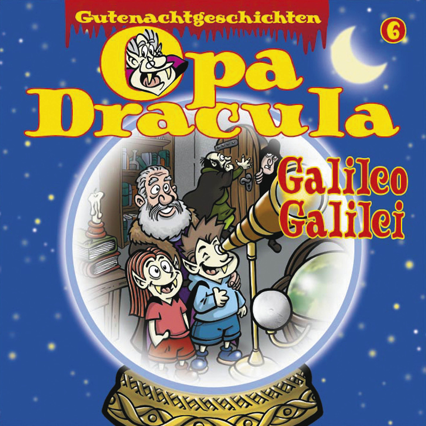 Обложка книги «Opa Draculas Gutenachtgeschichten, Folge 6: Galileo Galilei»