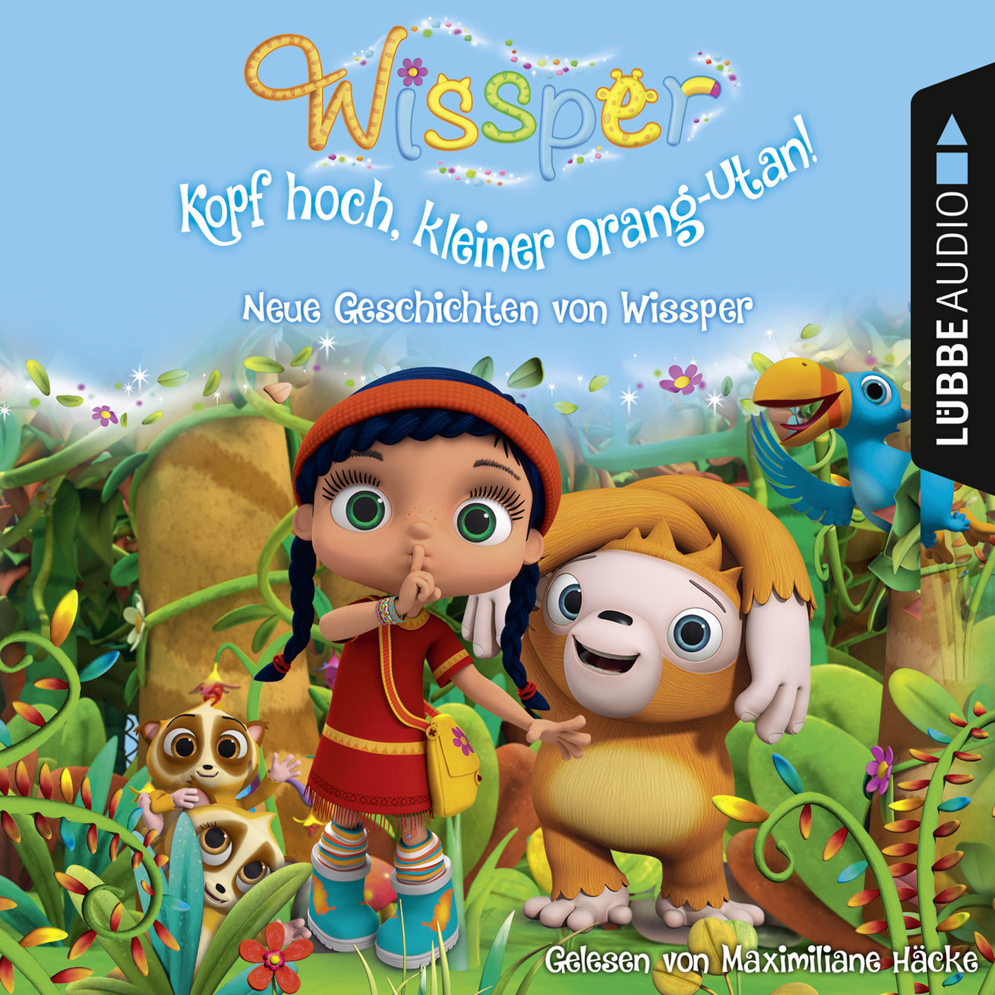 Обложка книги «Wissper - Kopf hoch, kleiner Orang-Utan: Neue Geschichten von Wissper (Ungekürzt)»