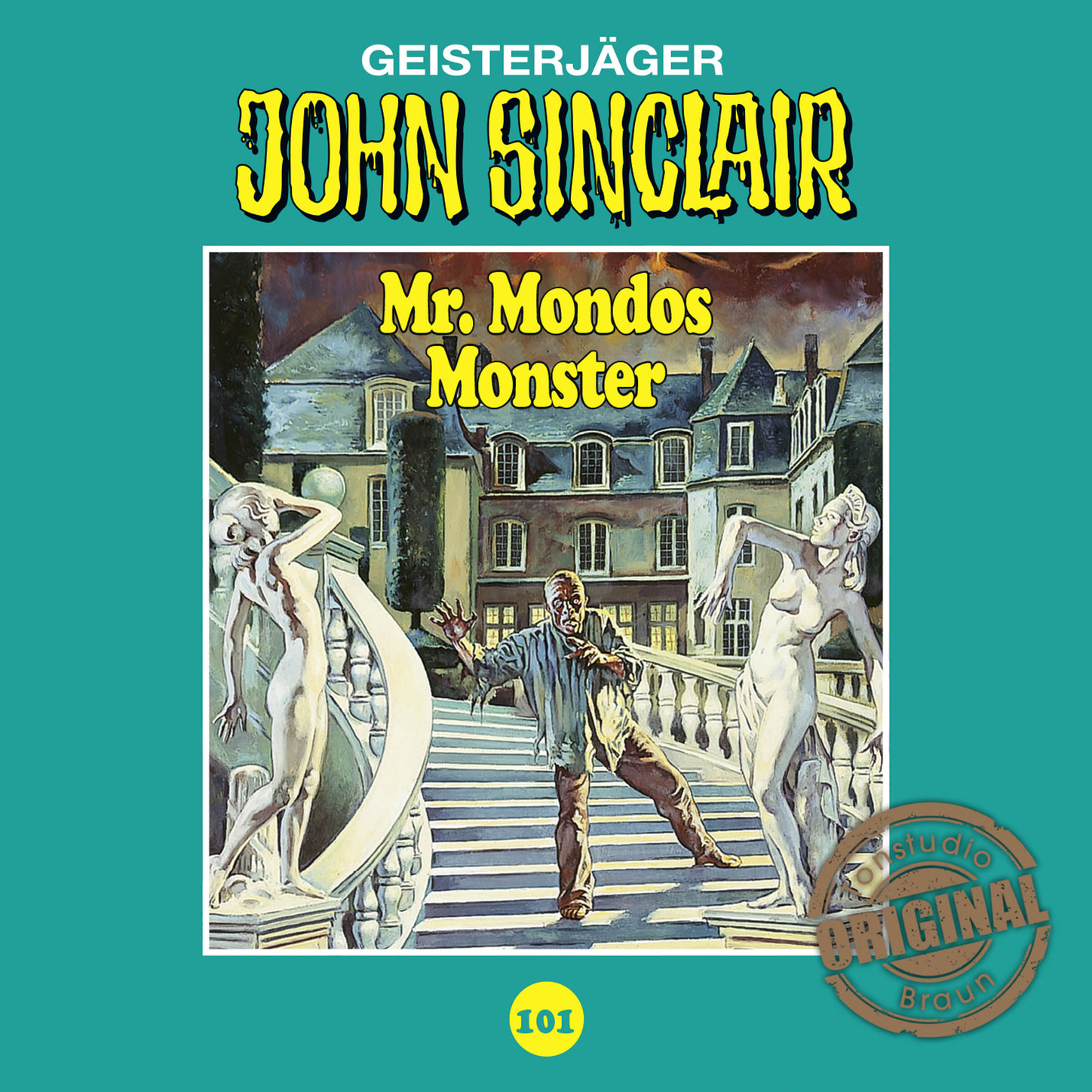 Обложка книги «John Sinclair, Tonstudio Braun, Folge 101: Mr. Mondos Monster. Teil 1 von 2»