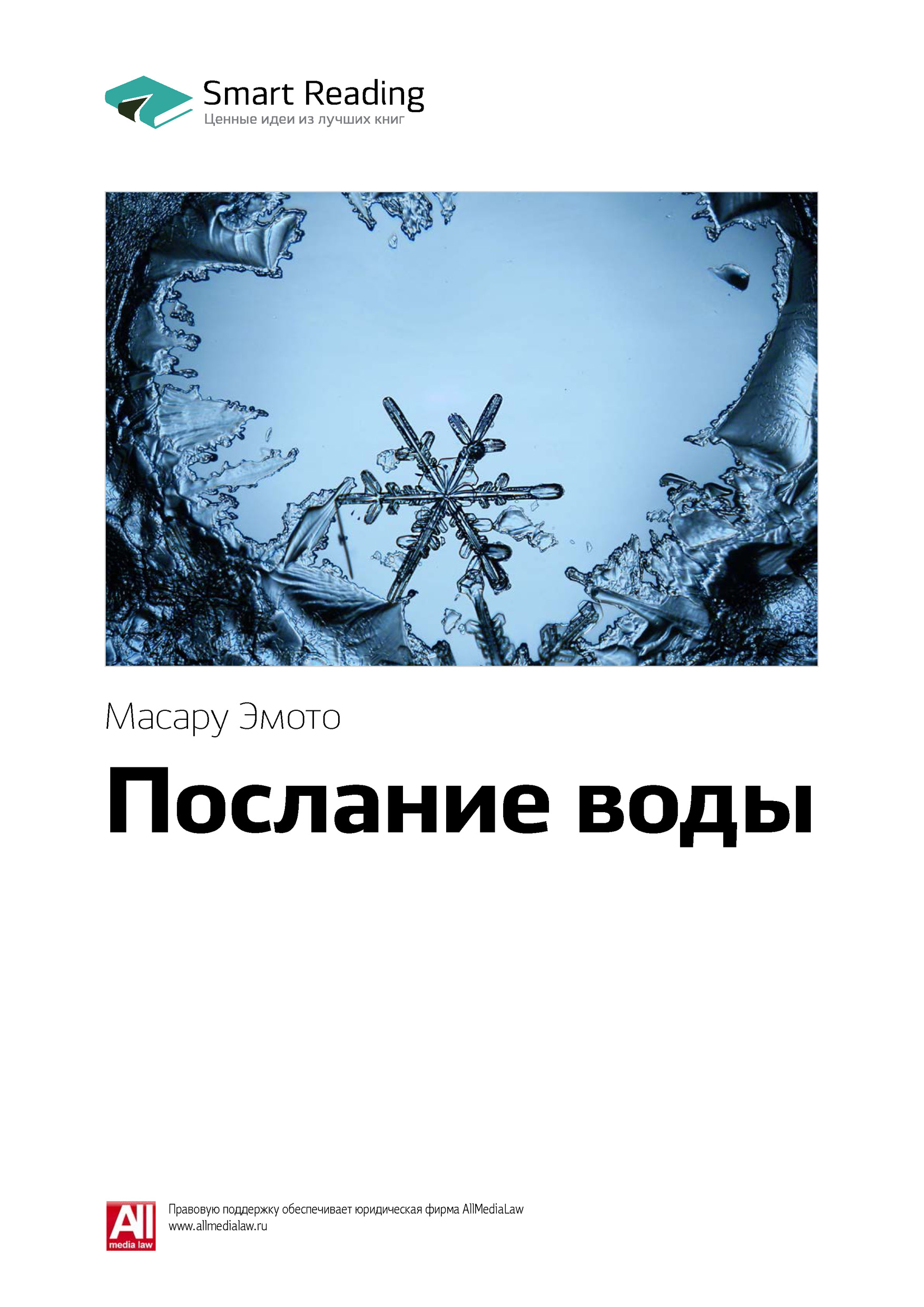 Обложка книги «Ключевые идеи книги: Послание воды. Масару Эмото»
