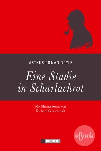 Обложка книги «Sherlock Holmes: Eine Studie in Scharlachrot»