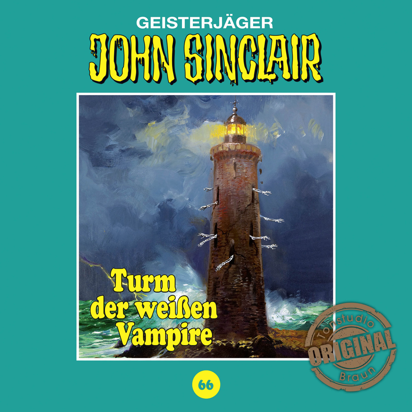 Обложка книги «John Sinclair, Tonstudio Braun, Folge 66: Turm der weißen Vampire»