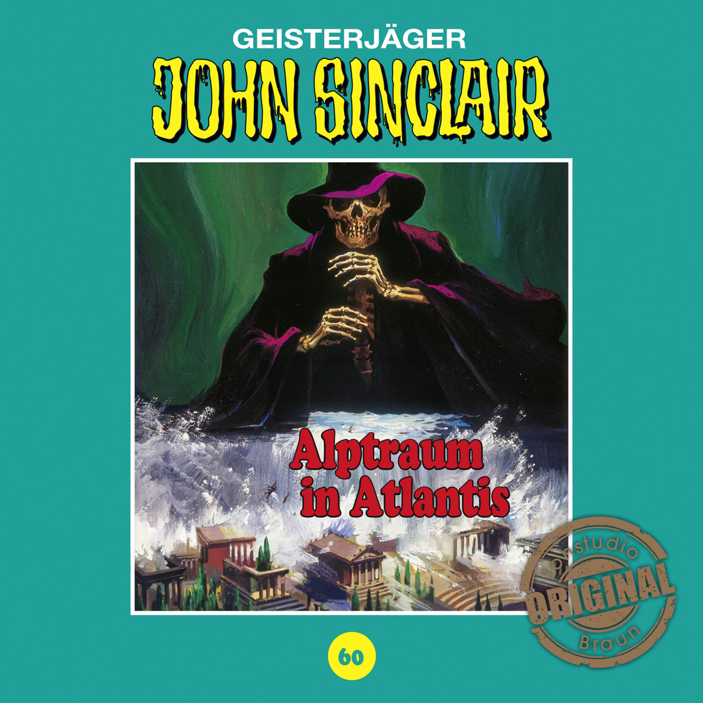 Обложка книги «John Sinclair, Tonstudio Braun, Folge 60: Alptraum in Atlantis»