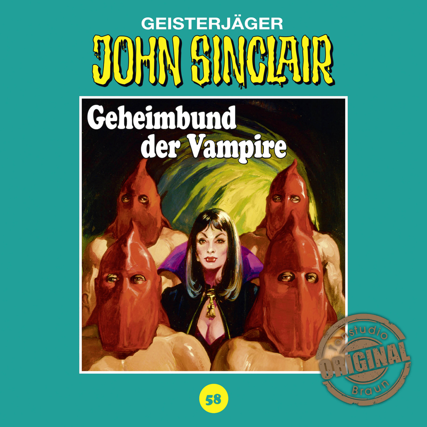 Обложка книги «John Sinclair, Tonstudio Braun, Folge 58: Geheimbund der Vampire»
