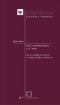 Обложка книги «Der moralische Status von Tieren»