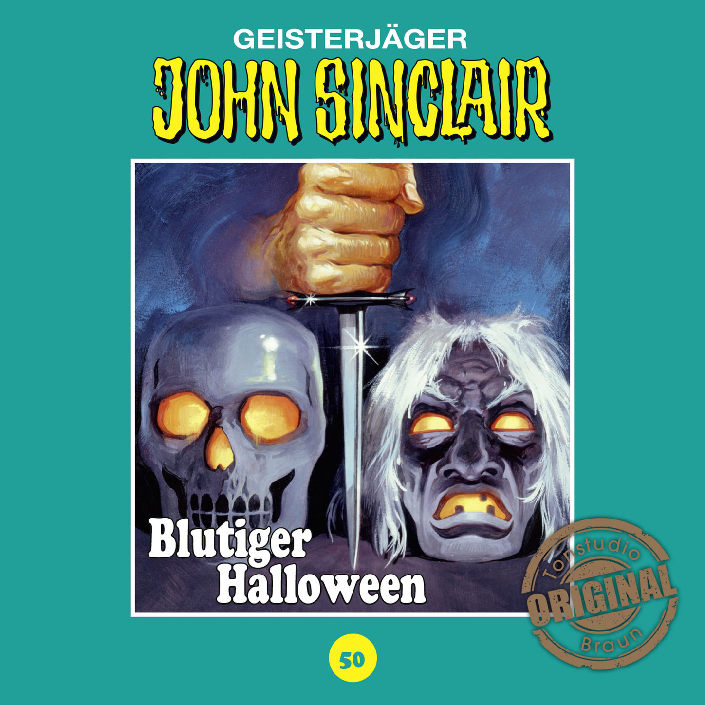 Обложка книги «John Sinclair, Tonstudio Braun, Folge 50: Blutiger Halloween»