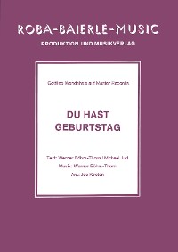 Обложка книги «Du hast Geburtstag»