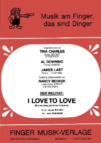 Обложка книги «I love to love»