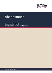 Обложка книги «Abendstunde»
