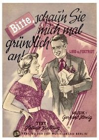 Обложка книги «Bitte, schau'n Sie mich mal gründlich an!»