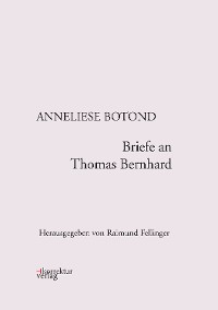 Обложка книги «Briefe an Thomas Bernhard»