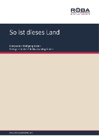 Обложка книги «So ist dieses Land»