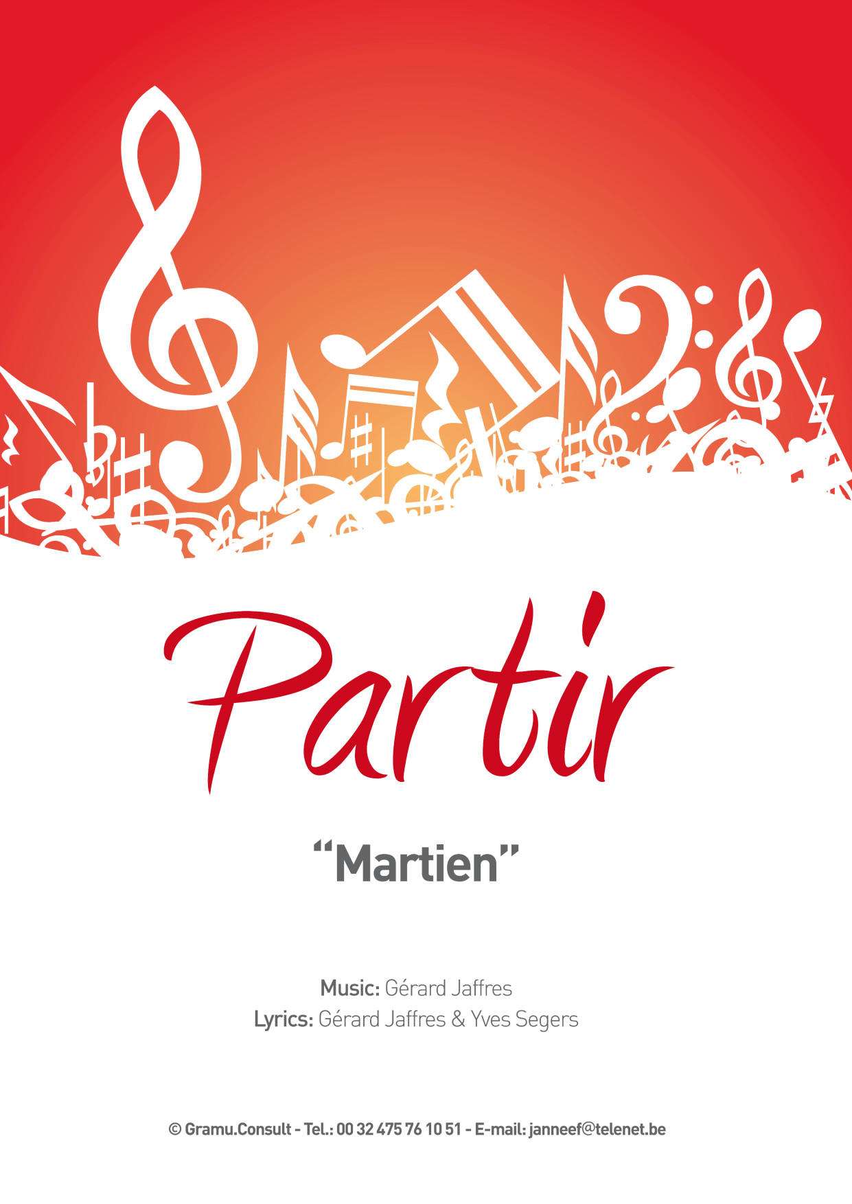 Обложка книги «Partir»