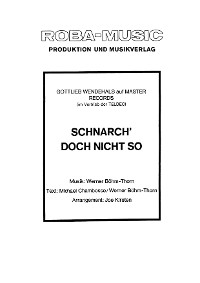 Обложка книги «Scharch' doch nicht so»