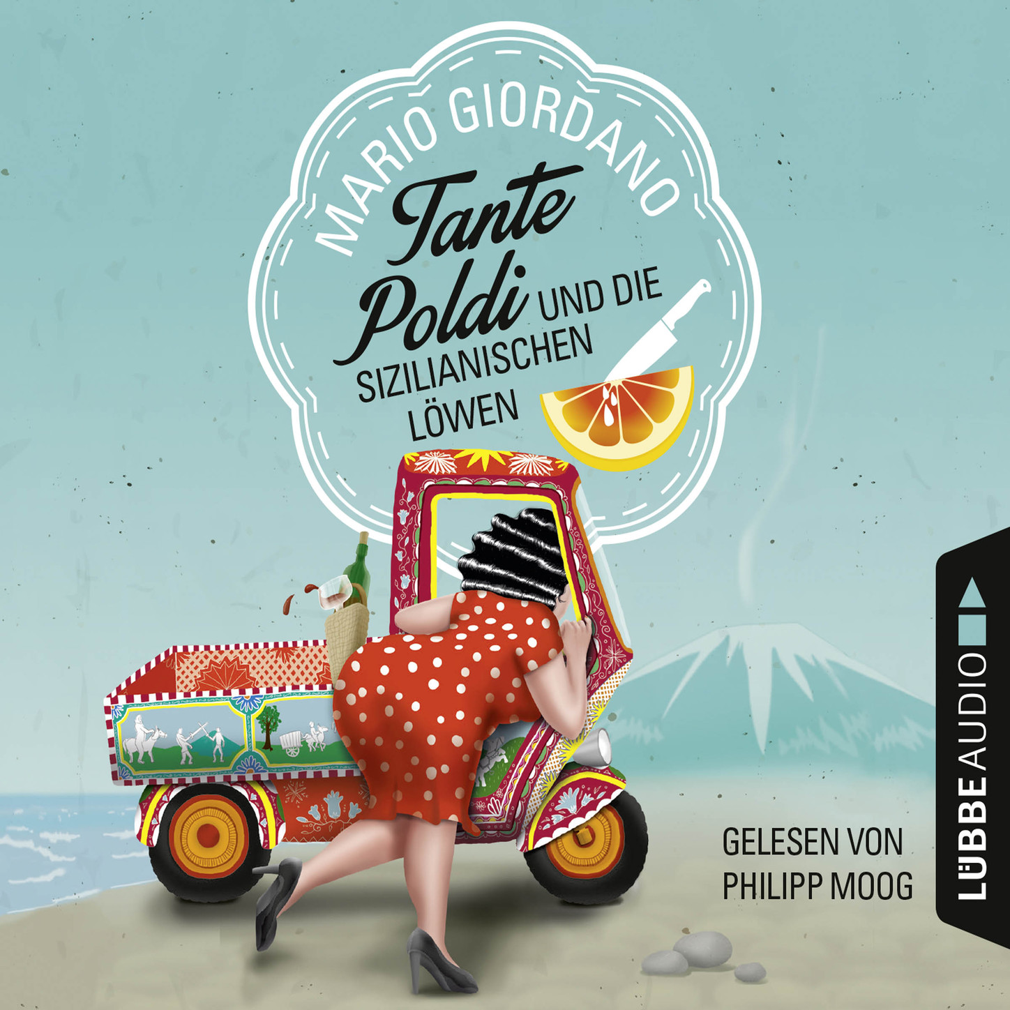 Обложка книги «Tante Poldi und die sizilianischen Löwen»