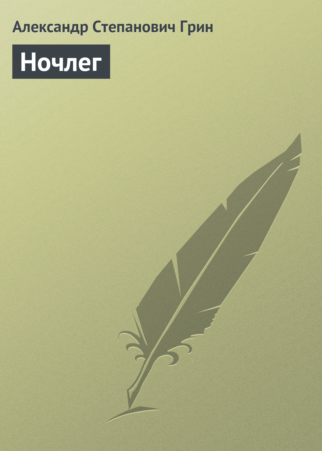 Обложка книги «Ночлег»