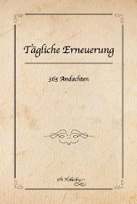 Обложка книги «Tägliche Erneuerung»