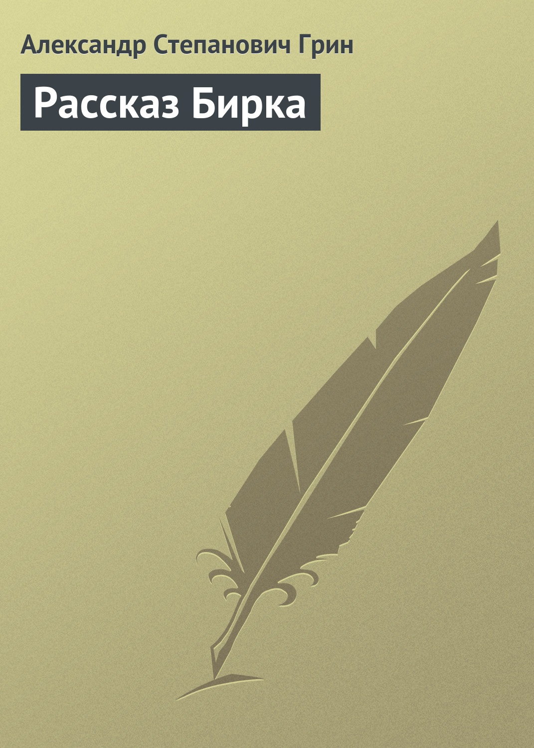 Обложка книги «Рассказ Бирка»
