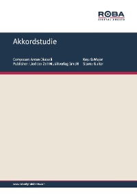 Обложка книги «Akkordstudie»