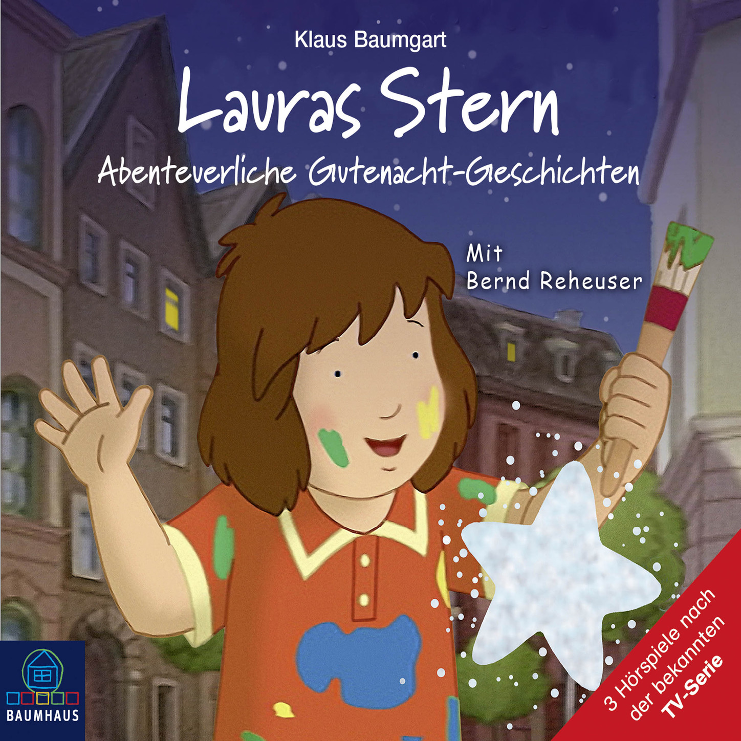 Обложка книги «Lauras Stern - Tonspur der TV-Serie, Teil 11: Abenteuerliche Gutenacht-Geschichten»