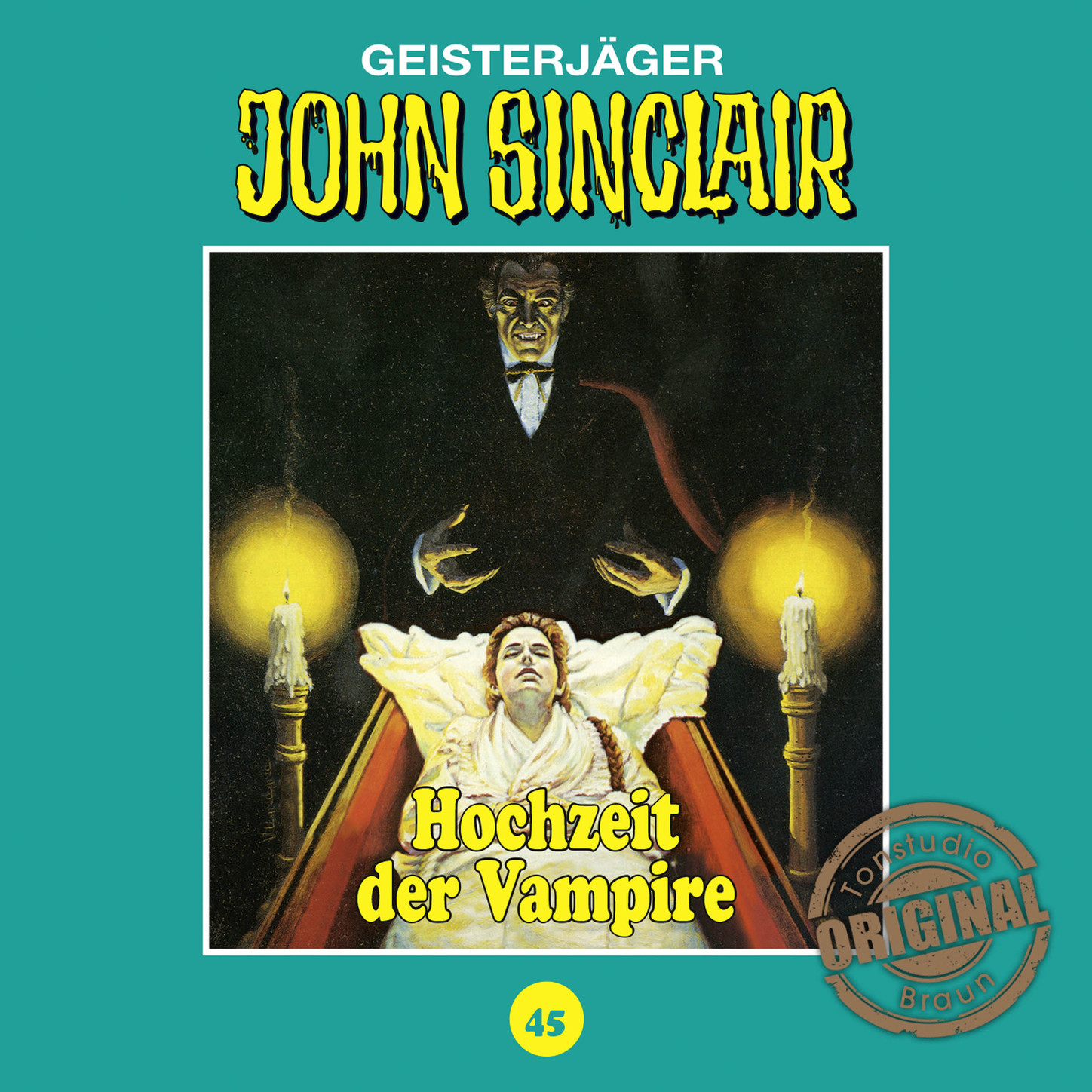 Обложка книги «John Sinclair, Tonstudio Braun, Folge 45: Hochzeit der Vampire»