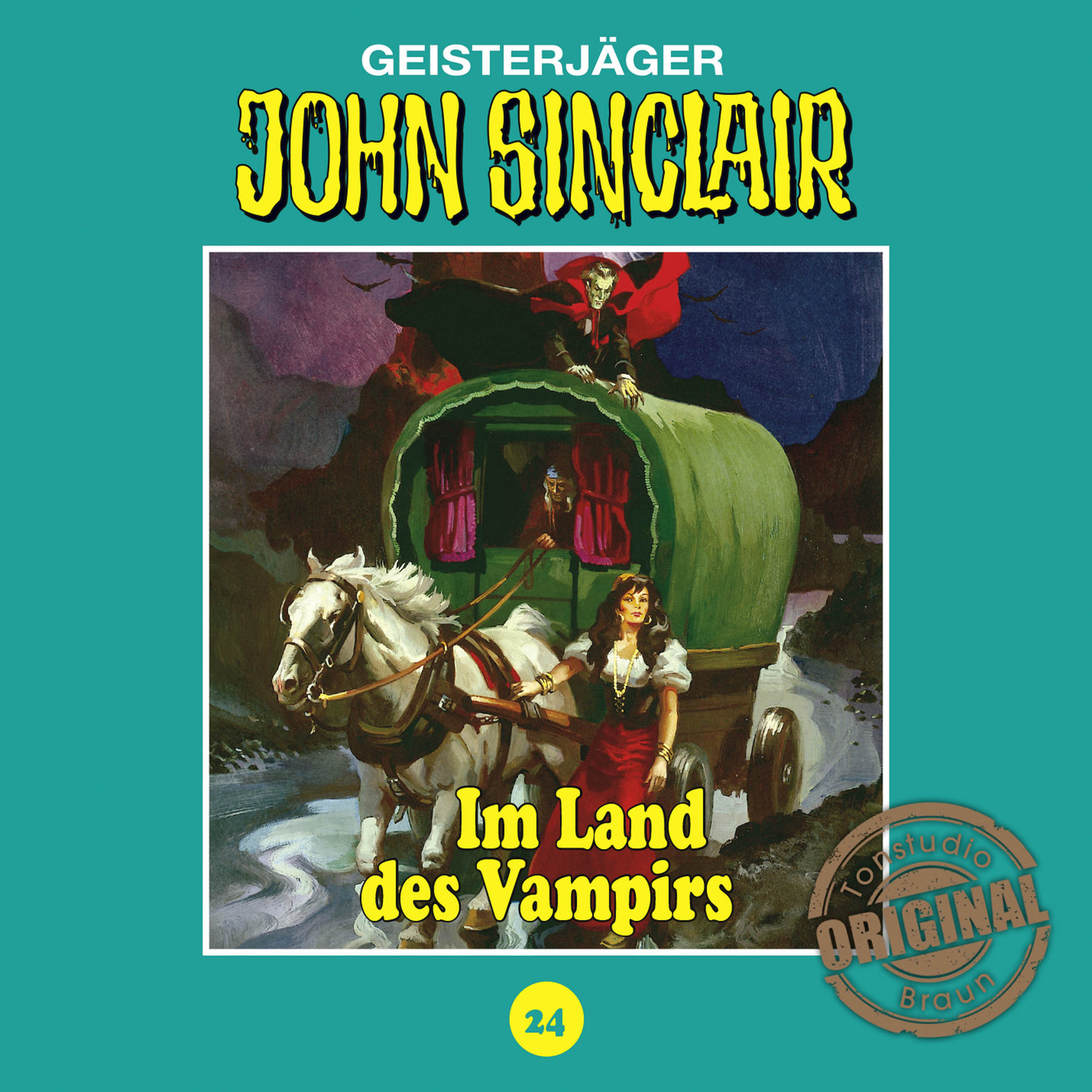 Обложка книги «John Sinclair, Tonstudio Braun, Folge 24: Im Land des Vampirs. Teil 1 von 3»