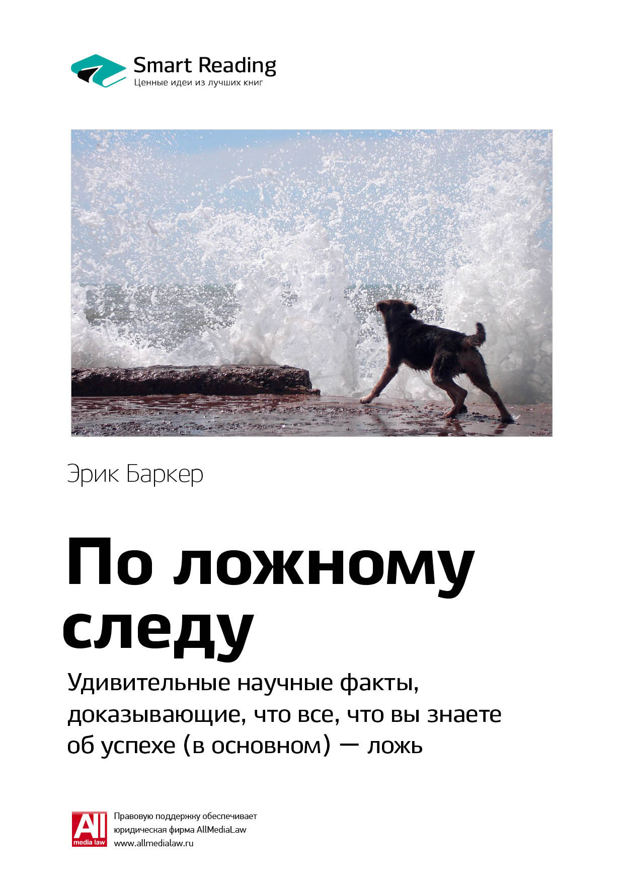 Обложка книги «Ключевые идеи книги: По ложному следу. Удивительные научные факты, доказывающие, что все, что вы знаете об успехе (в основном) – ложь. Эрик Баркер»