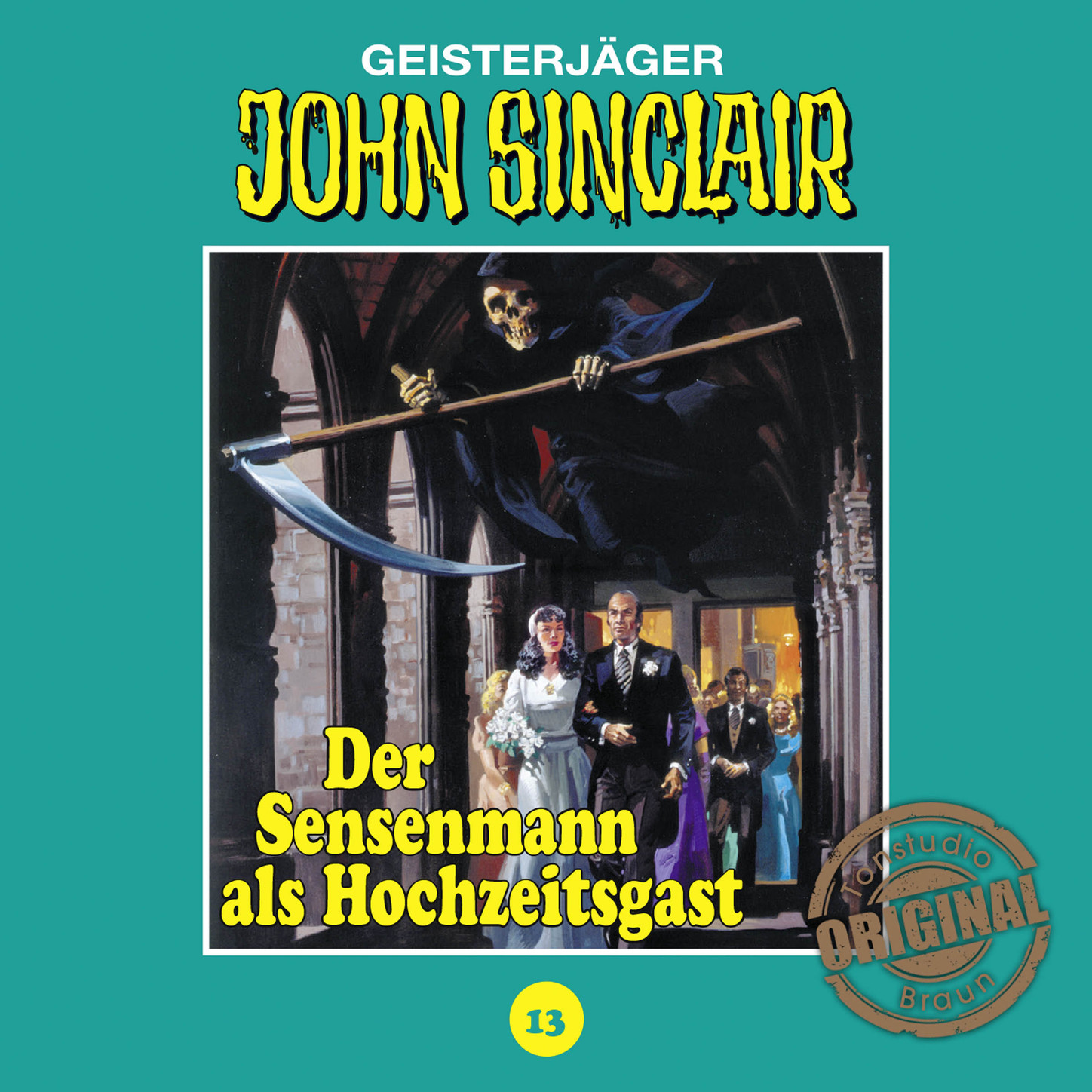 Обложка книги «John Sinclair, Tonstudio Braun, Folge 13: Der Sensenmann als Hochzeitsgast»