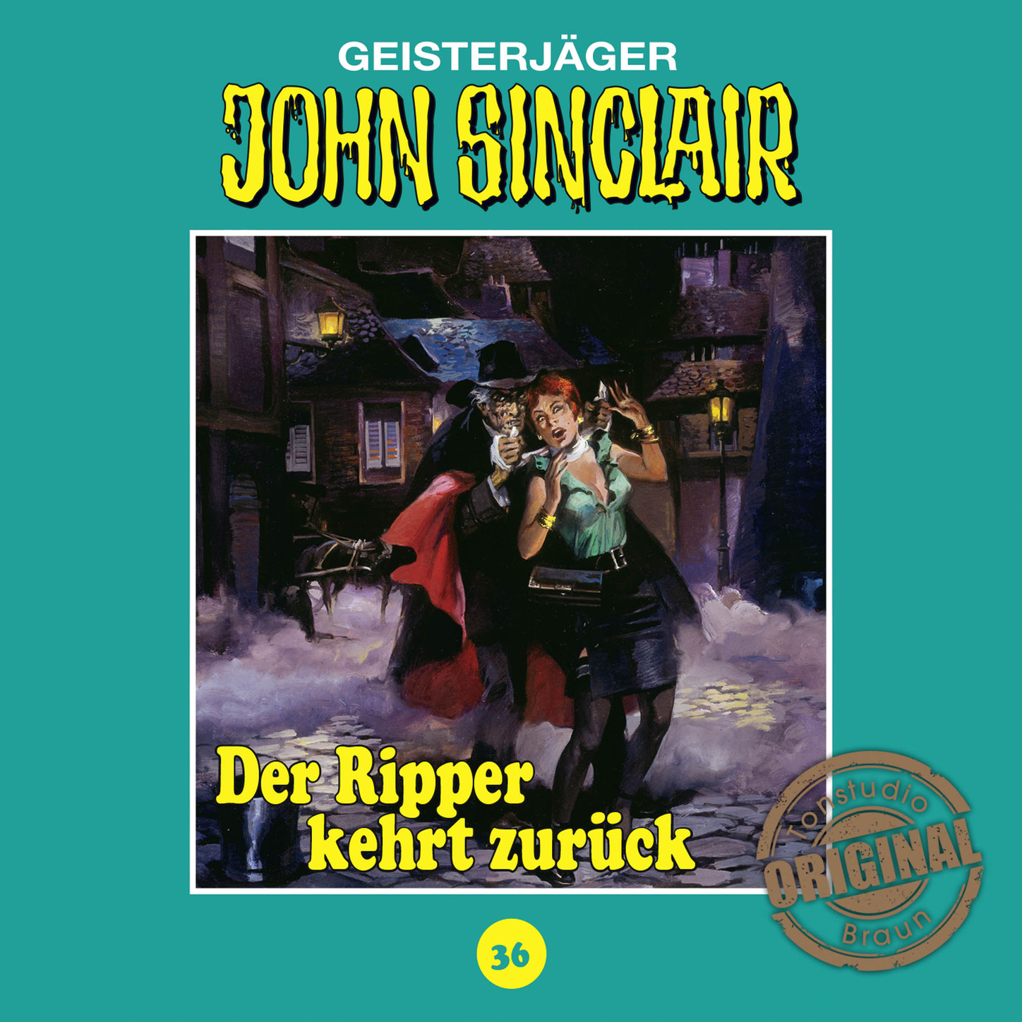 Обложка книги «John Sinclair, Tonstudio Braun, Folge 36: Der Ripper kehrt zurück. Teil 1 von 2»
