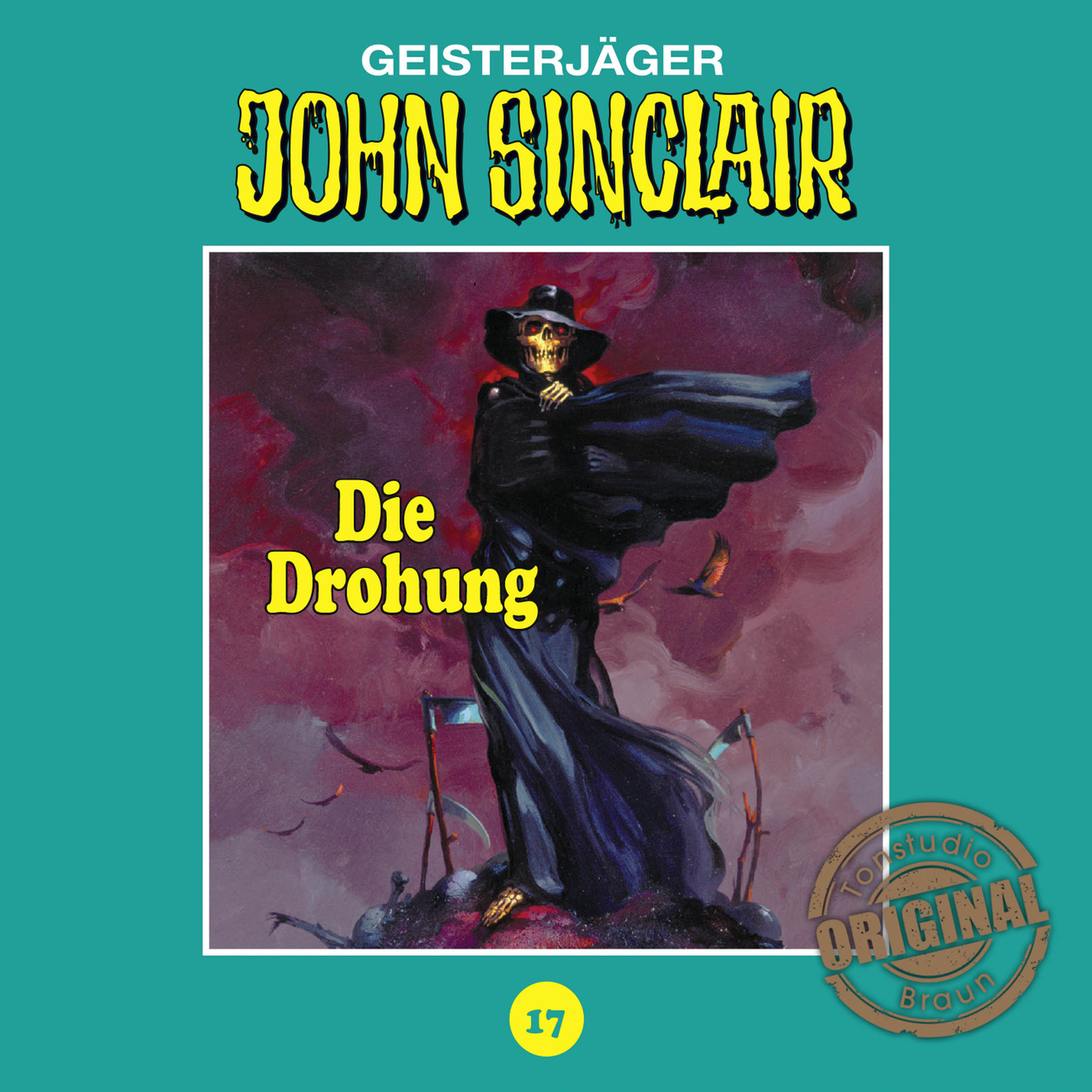Обложка книги «John Sinclair, Tonstudio Braun, Folge 17: Die Drohung. Teil 1 von 3»
