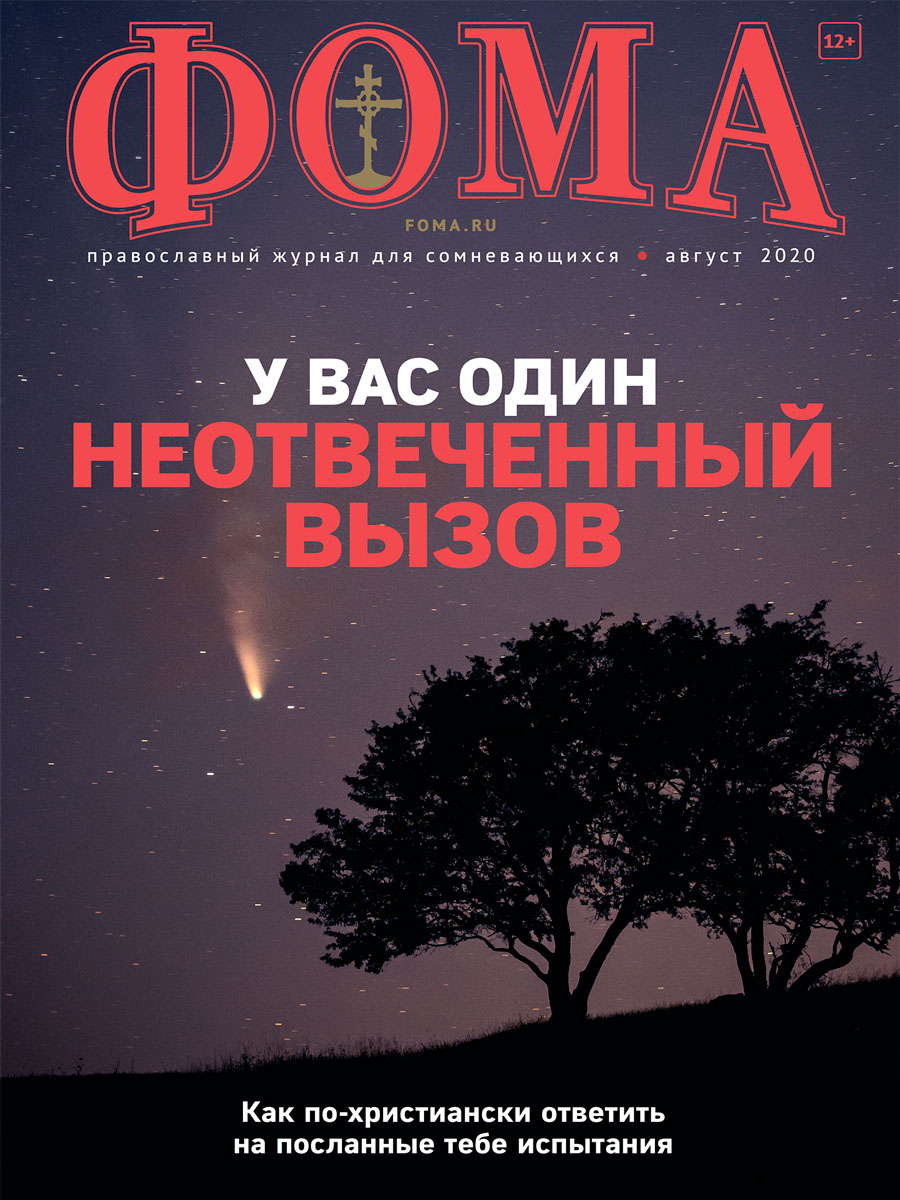 Обложка книги «Журнал «Фома». № 8(208) / 2020»