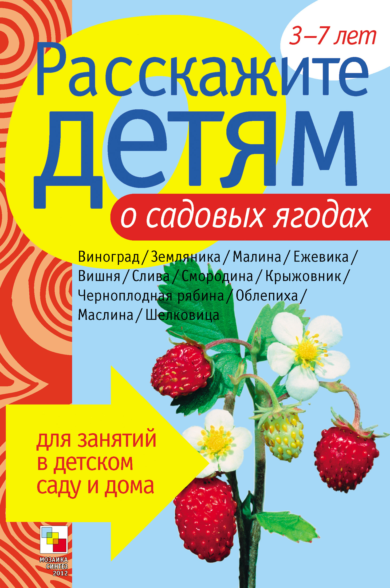 Обложка книги «Расскажите детям о садовых ягодах»